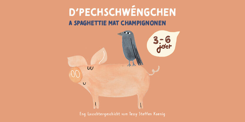 D'Pechschwéngchen a Spaghetti mat Champignone