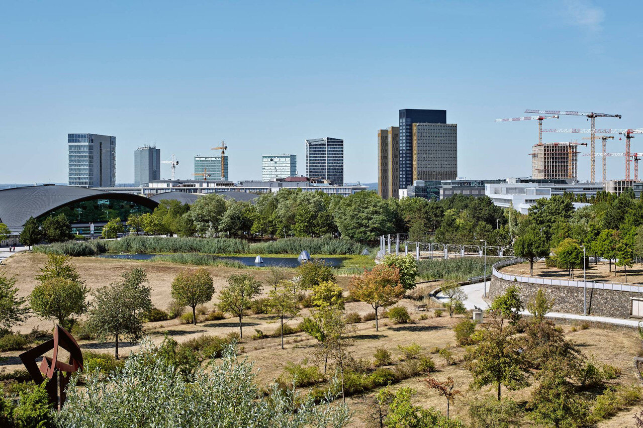 Avec Vue sur Kirchberg