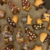Mandel-Kokosnoss Kichelcher fir Chrëschtdag