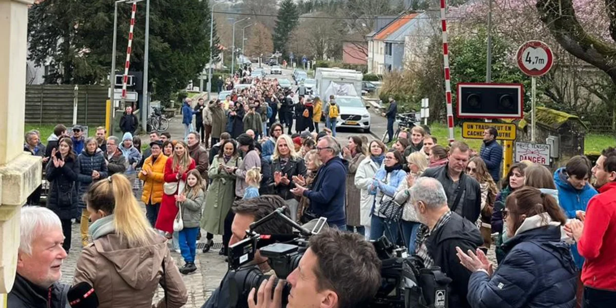 Protest-Manifestatioun bei russesche Walen zu Lëtzebuerg