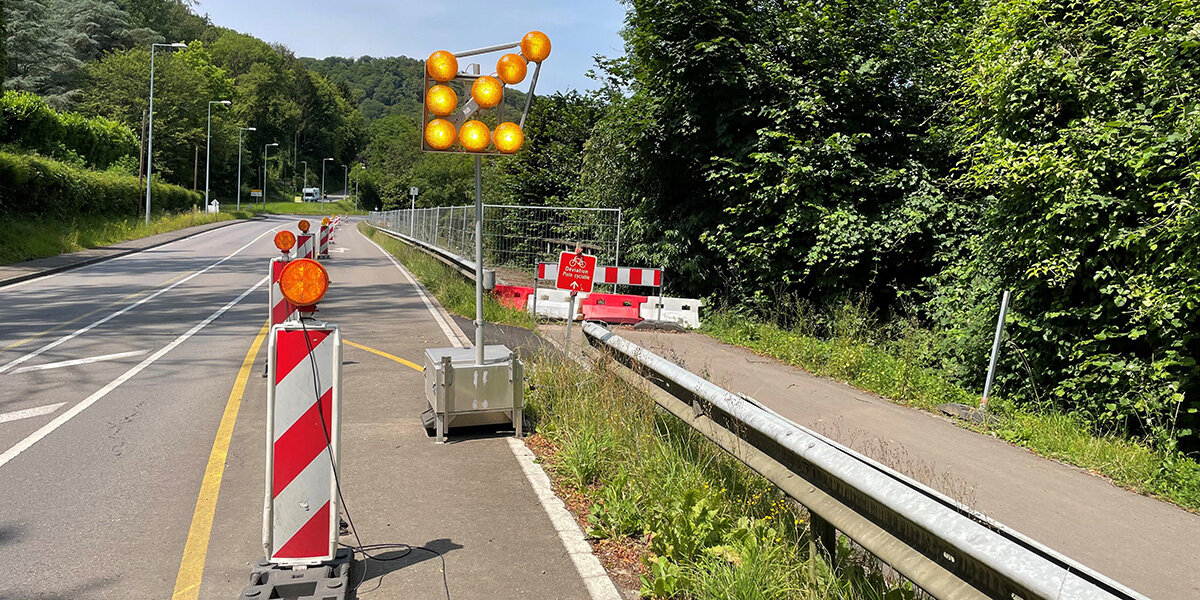 D'Strooss aus Iechternach raus. | © Maurice Molitor