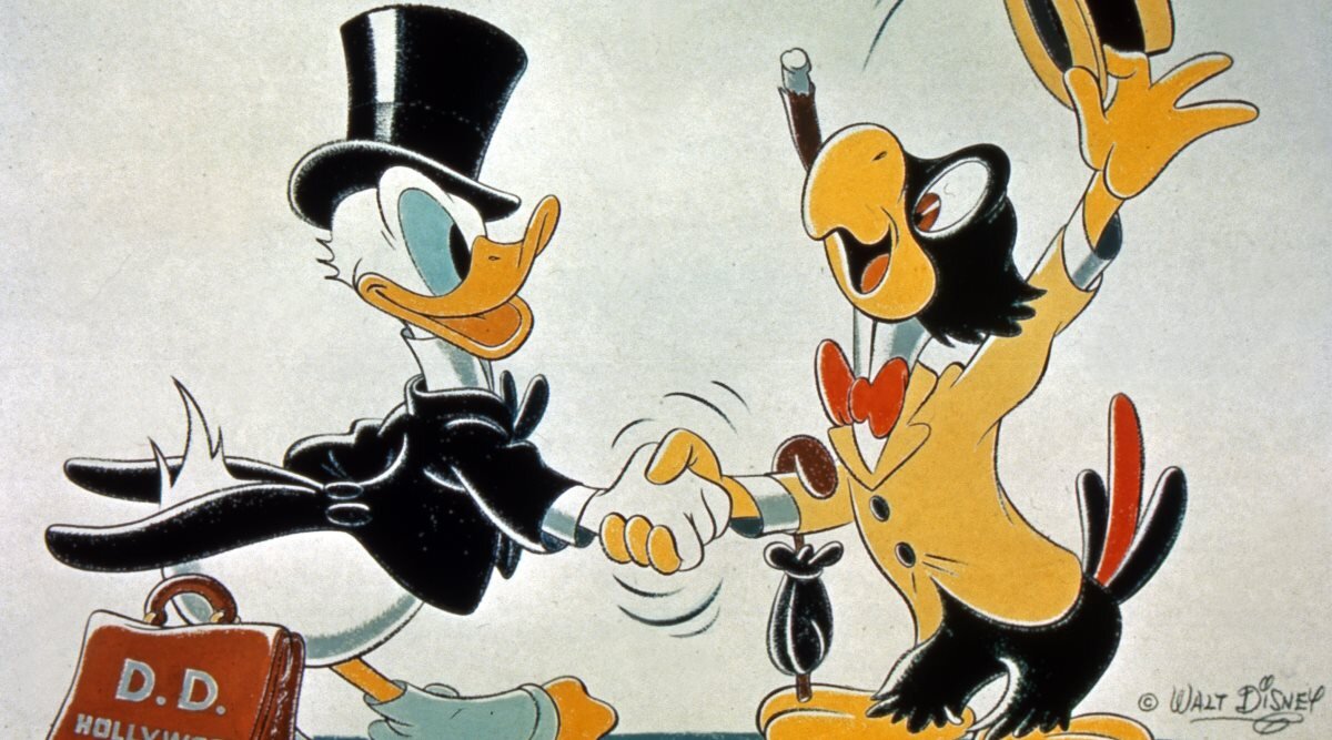 Donald Duck: Déi sympathesch, rosen Int