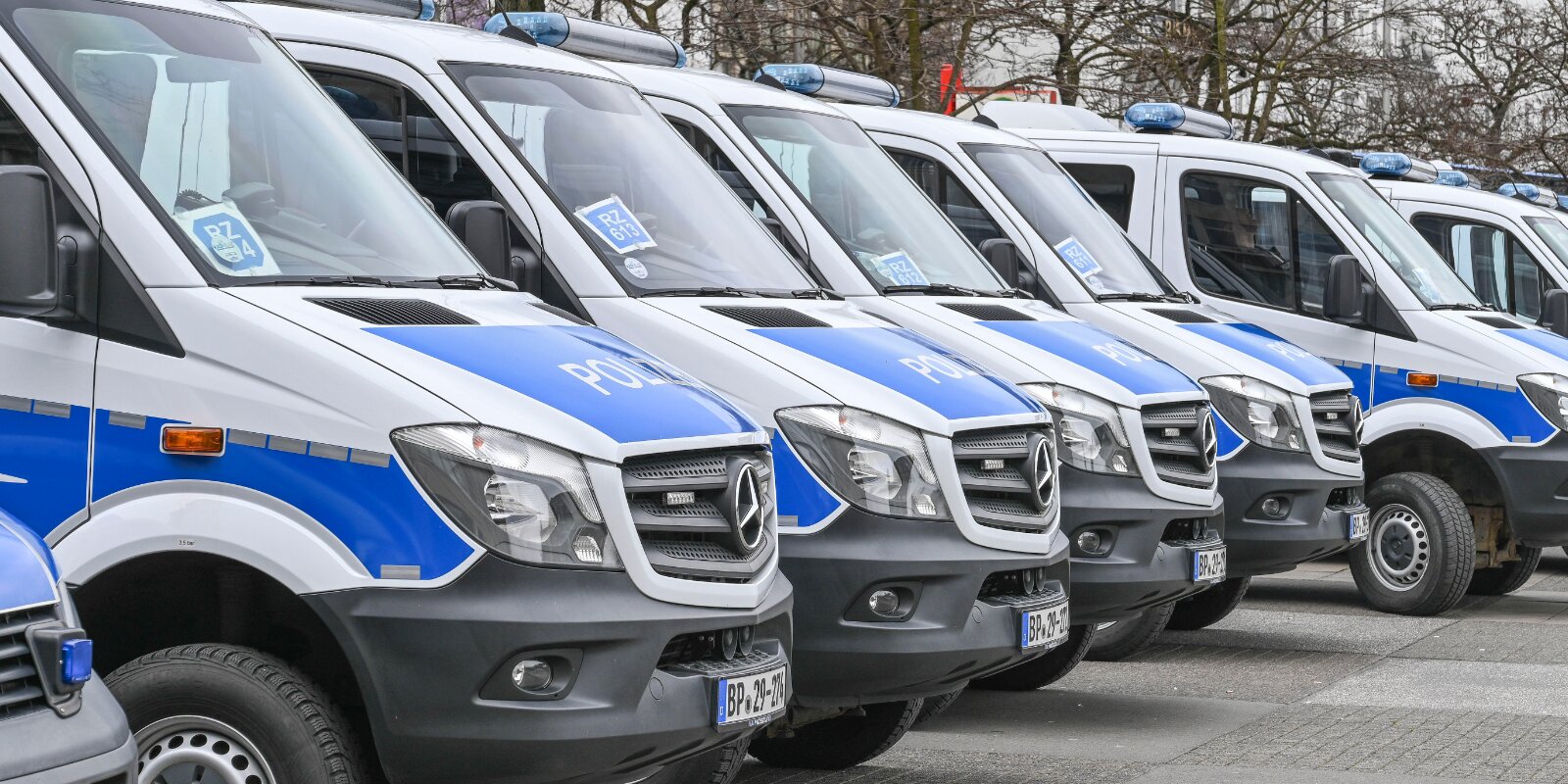 Däitsch Police-Camionetten | © picture alliance / Schoening | Schoening