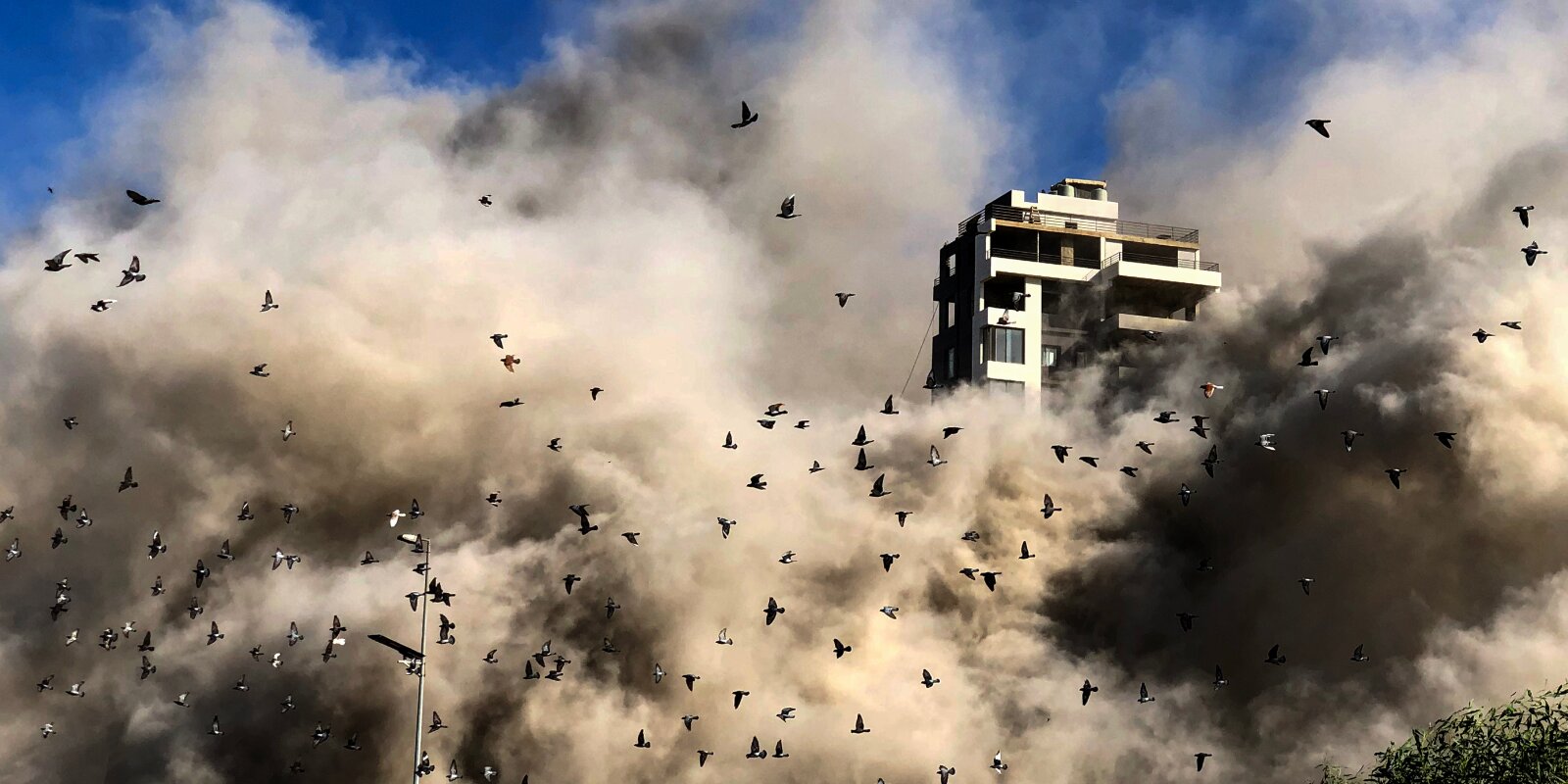 Israeelesch Attack op Beirut | © picture alliance/dpa | Marwan Naamani