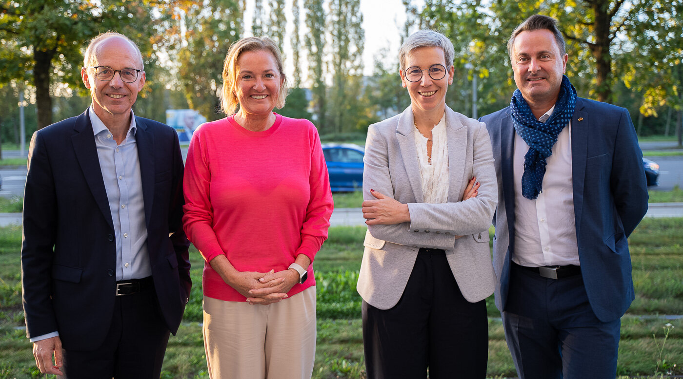 Luc Frieden, Paulette Lenert, Sam Tanson, Xavier Bettel | © Chris Zeien