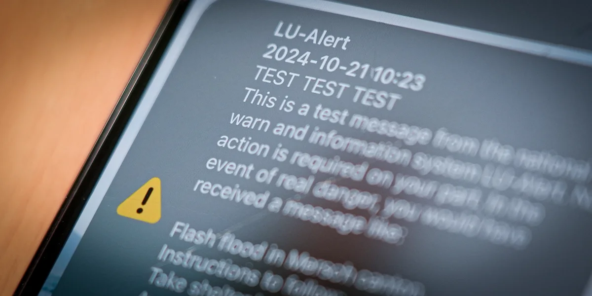 An der Mëttesstonn ginn d'Sirenen: De Warnsystem LU-Alert gëtt nees getest