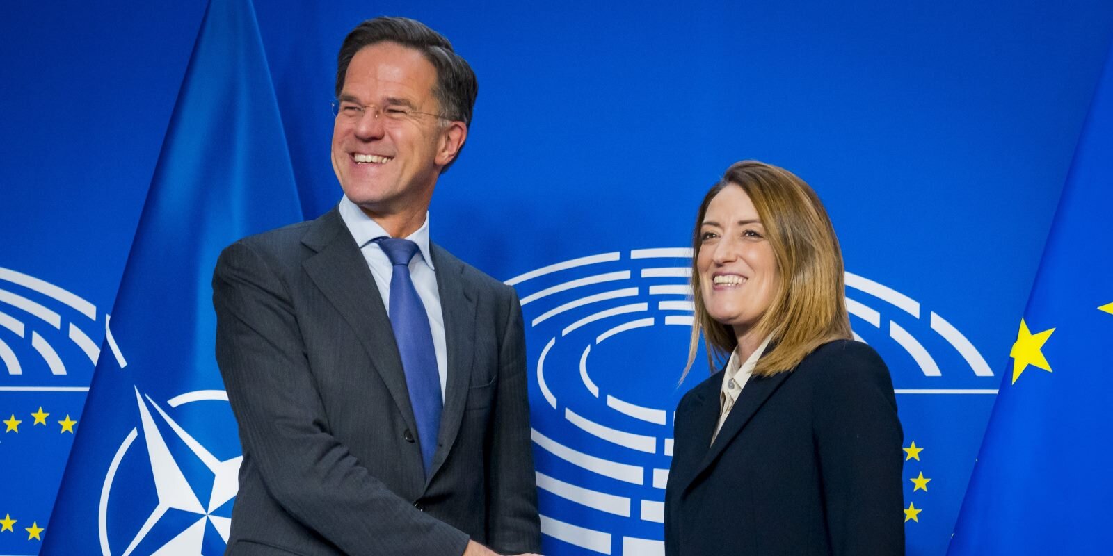 Mark Rutte am EU-Parlament: Zwee Prozent ass bei Wäitem net genuch | © European Union