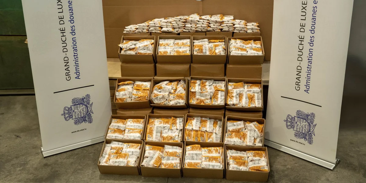 Drogenfund vom Zoll im Cargo Center | © Administration des douanes et accises