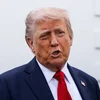 US-President Trump rechent deemnächst mat engem Handelsaccord mat China | © picture alliance / Consolidated News Photos | Samuel Corum - Pool via CNP