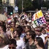 D'Pride fënnt trotz Verbuet zu Budapest statt | © picture alliance / JOKER | Martin Fejer/ est&ost