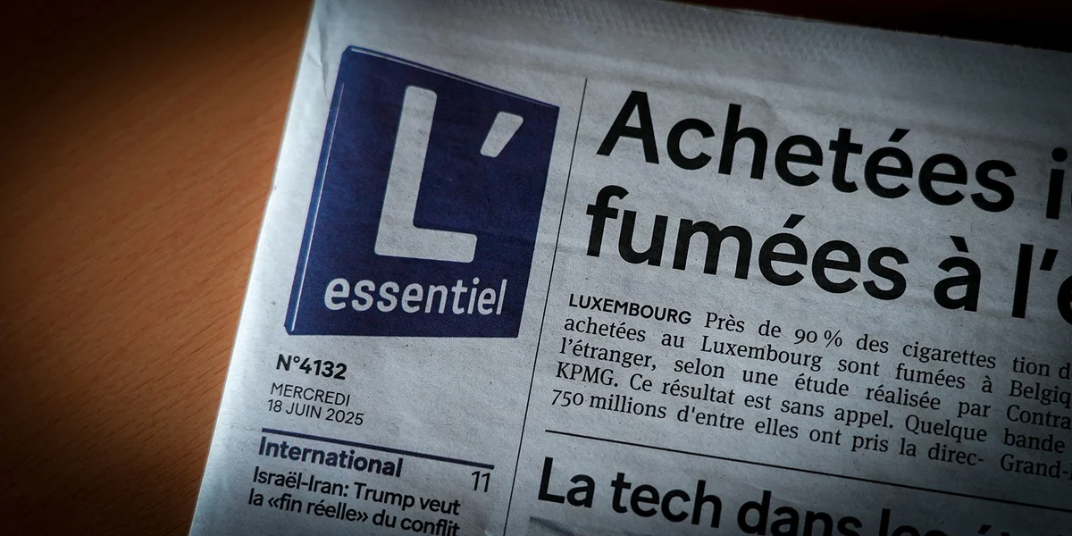 Gratiszeitung Essentiel behält seng Printausgab bäi | © Morgane Weidig