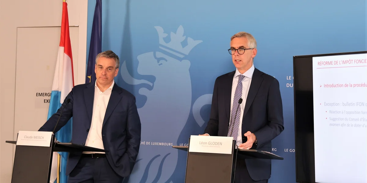 Geplangte Grond- a Mobilisatiounssteier gouf presentéiert, Oppositioun reagéiert | © MAINT