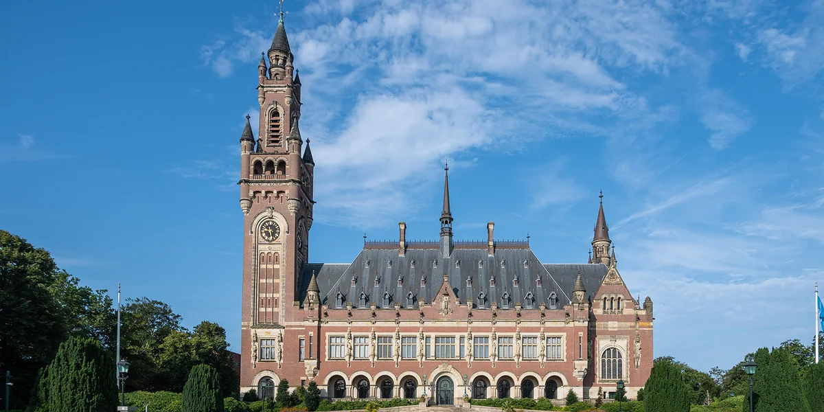 Gebai vum Internationale Geriichtshaff zu Den Haag | © picture alliance / Zoonar | KONSTANTIN KALISHKO