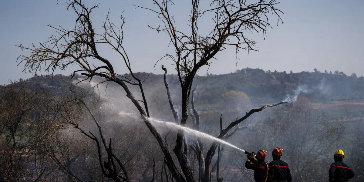 D'Canicule a Frankräich geet sou lues op en Enn | © picture alliance / NurPhoto | Marc Asensio