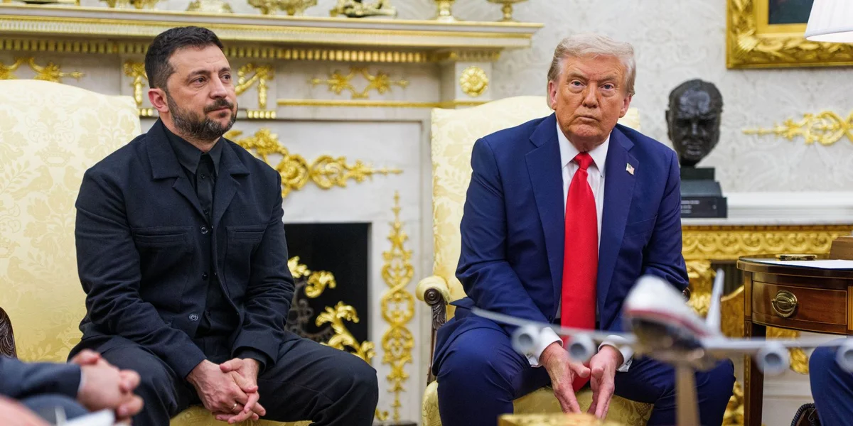 Et soll geschwënn zur Entrevue tëschent dem Putin an dem Selenskyj kommen | © EPA/AARON SCHWARTZ / POOL