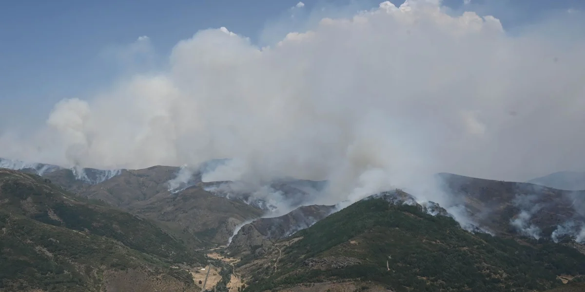 Bëschbränn a Spuenien erreeche Rekordausmooss | © EPA/J. CASARES