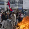 Op d'mannst 16 Doudeger bei Manifestatiounen am Nepal | © EPA/NARENDRA SHRESTHA