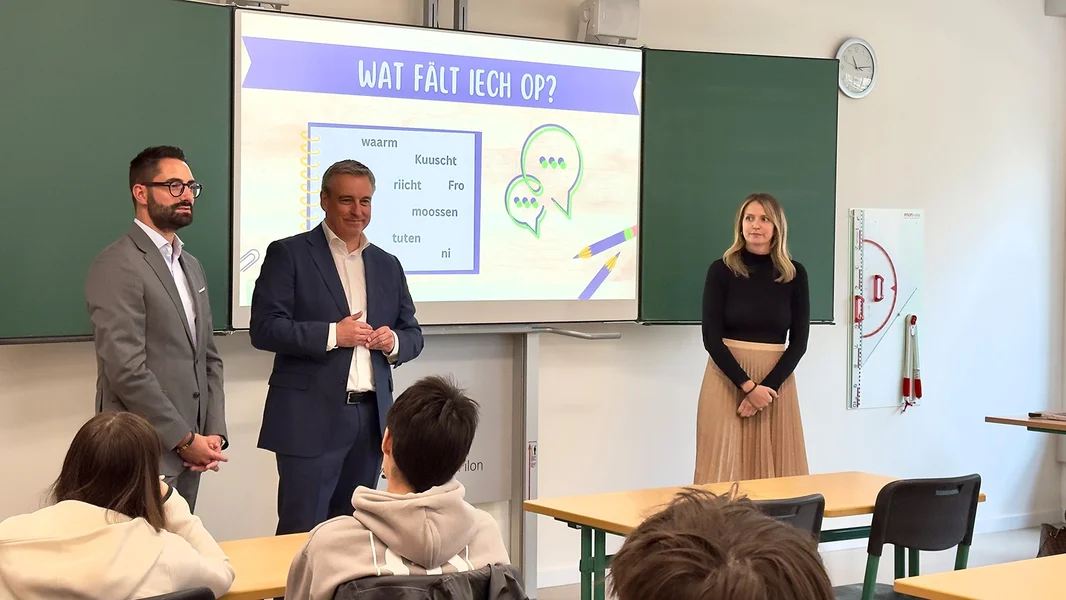 Visitt am Lycée Michel Rodange | © Serge Kesseler