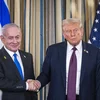 Besuch beim US-President: Netanjahu an Trump schénge sech nees ze verdroen | © EPA/JIM LO SCALZO / POOL