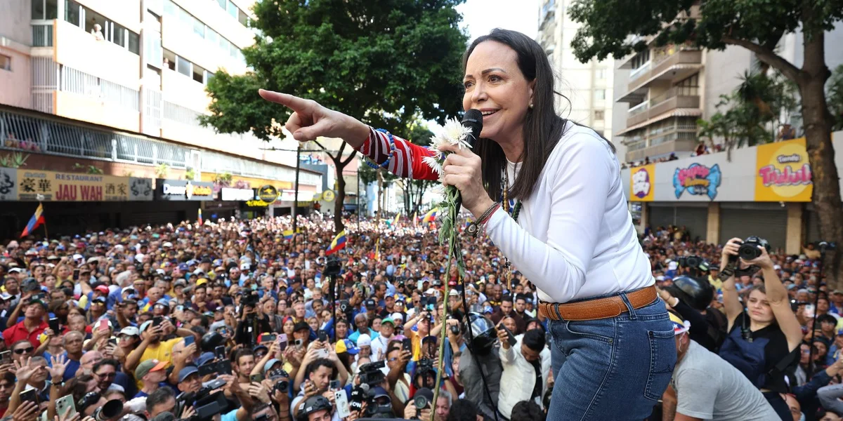 María Corina Machado  | © EPA/MIGUEL GUTIERREZ