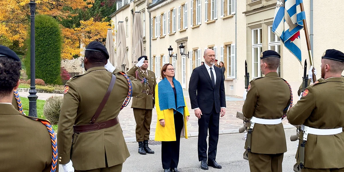 Ukrainesche Verdeedegungsminister op Aarbechtsvisitt | © Serge Kesseler