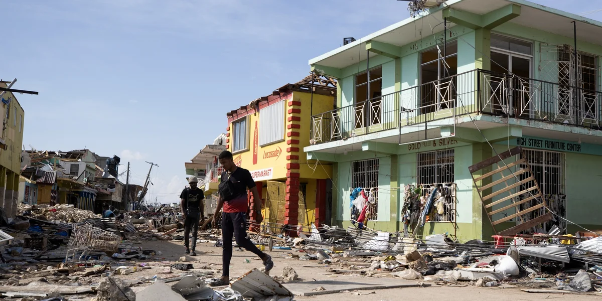 Hurrikan Melissa op Haiti | © EPA/ORLANDO BARRIA