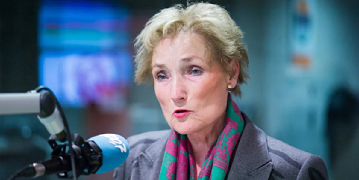 D’Erna Hennicot-Schoepges am Studio vum Radio 100,7 am Joer 2016. | © Radio 100,7