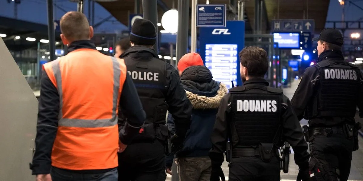 Bei der Kontroll den 10. Februar 2025 op der Stater Gare | © CFL