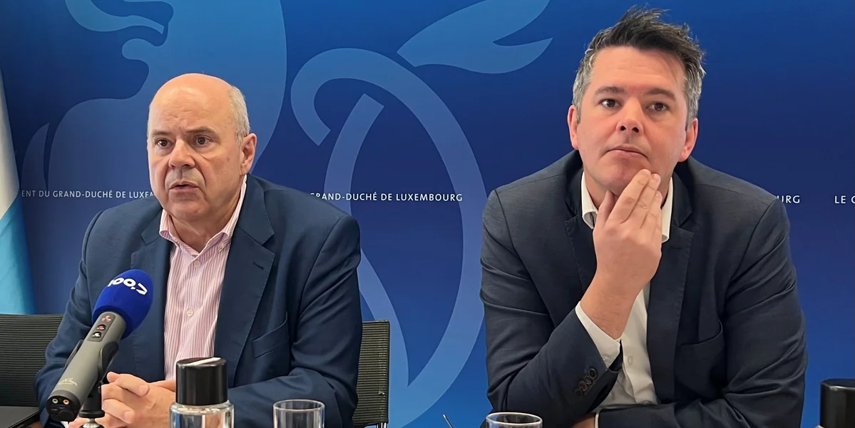 Aarbechtsminister Spautz, Wirtschaftsminister Delles | © Pit Beffort