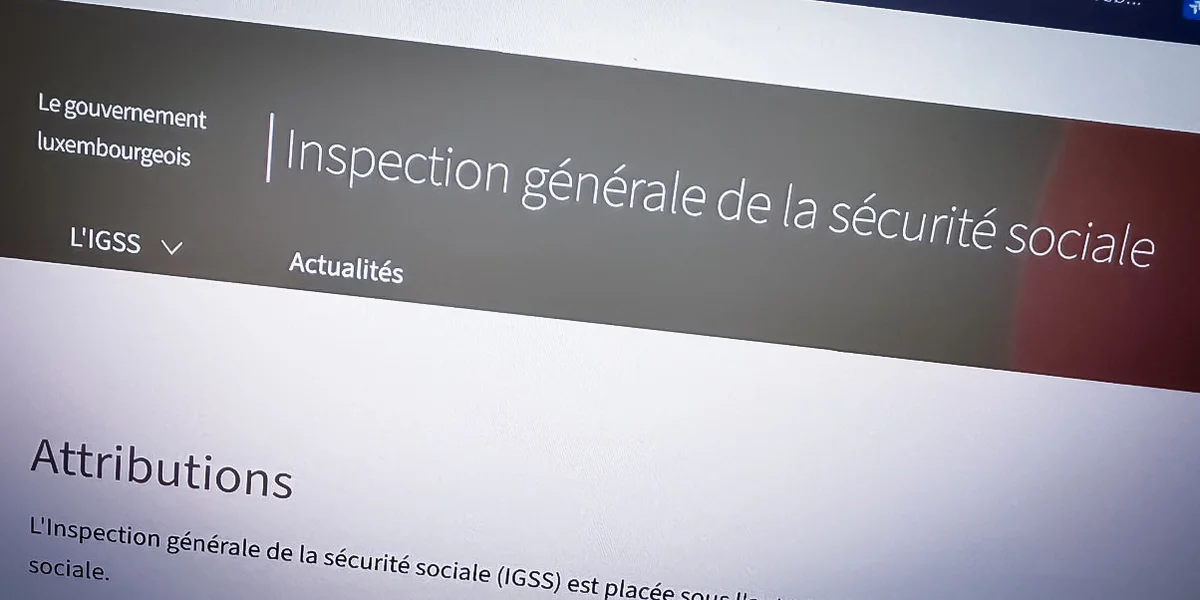 Wiessel un der Spëtzt vun der Inspection générale de la sécurité sociale
