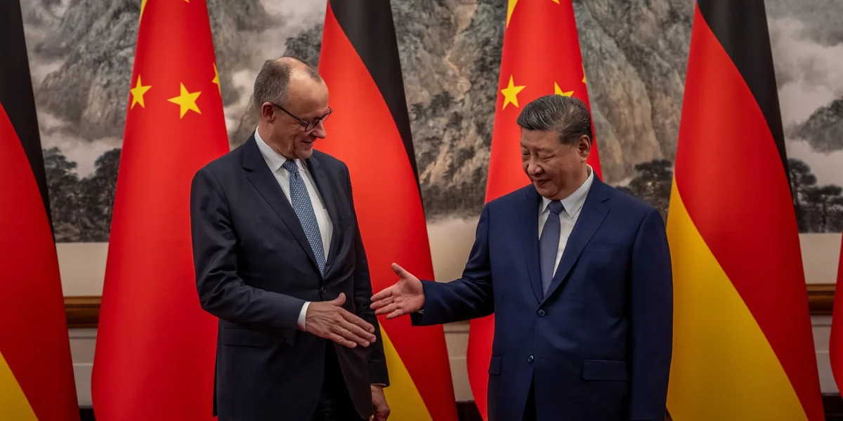 Friedrich Merz wëllt eng mei staark mee fair Zesummenaarbecht mat China | © EPA/MICHAEL KAPPELER / POOL