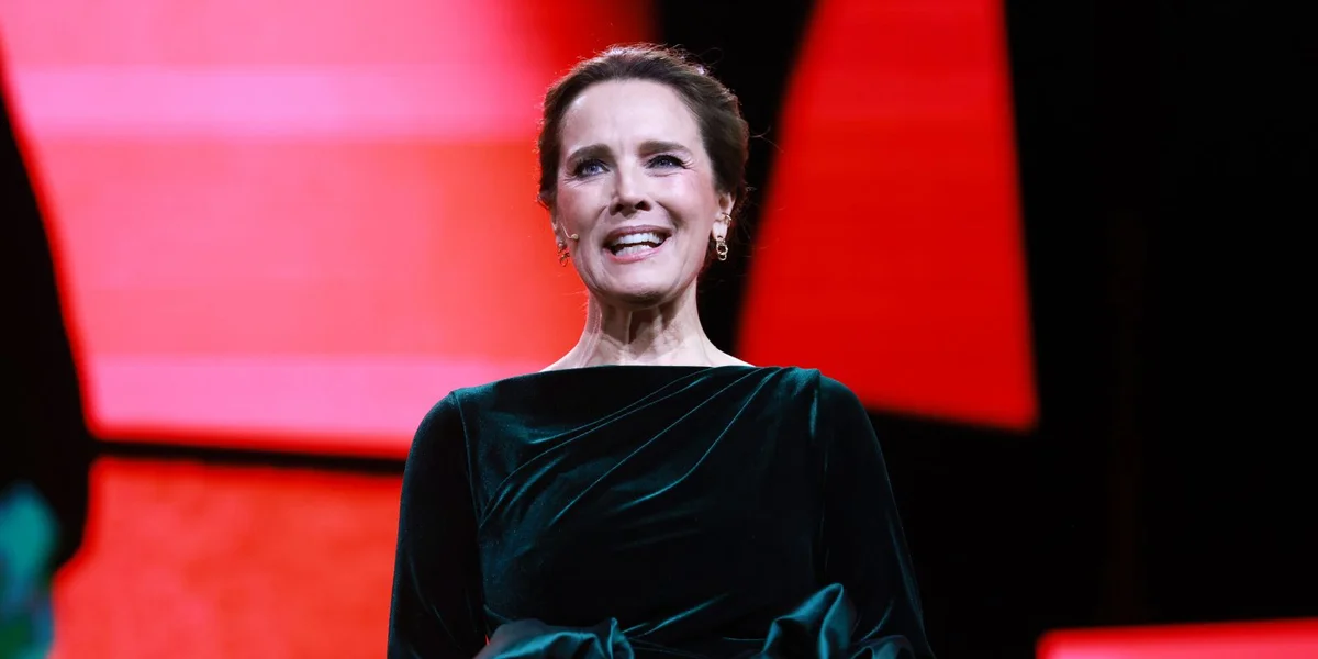 Schauspillerin Désirée Nosbusch kritt däitsche Jupiter-Éierepräis fir Liewenswierk  | © EPA/CLEMENS BILAN