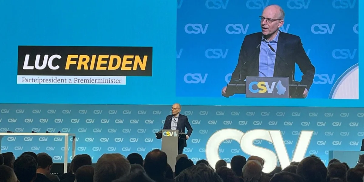 CSV-Kongress: Partei wielt de Luc Frieden nees als President a spuert net mat Kritik | © Eric Ewald
