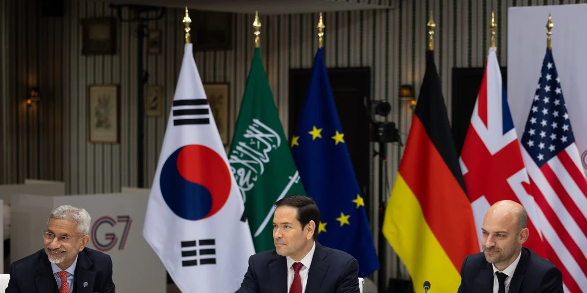 Subrahmanyam Jaishankar, Marco Rubio, Jean-Noel Barrot | ©  EPA/Philemon