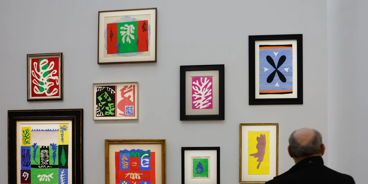 Ausstellung: Matisse 1941-1954, am Grand Palais zu Paräis | ©  EPA/MOHAMMED BADRA