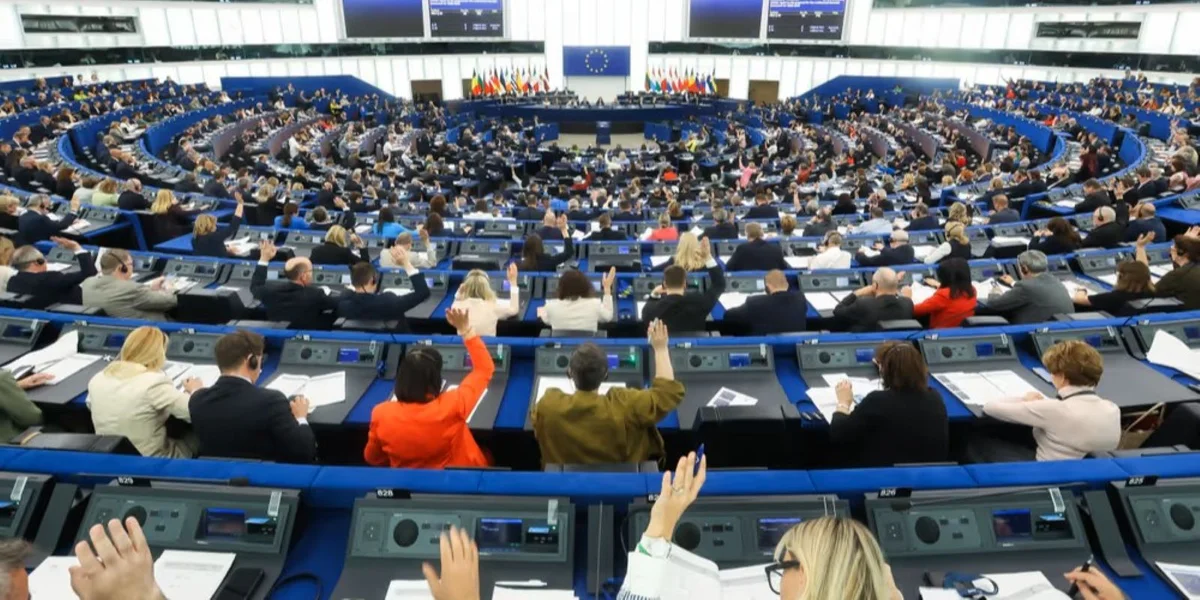 Plenarsëtzung am EU-Parlament vum 28/04/2026 | © European Union 2026 - Source : EP