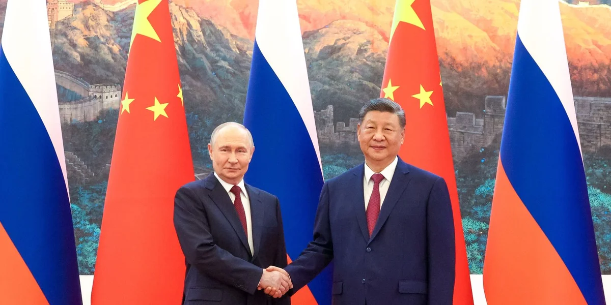 Visitt zu Peking: Russesche President Wladimir Putin lueft gutt Relatioune mat China | © PA/MAXIM STULOV / SPUTNIK / KREMLIN POOL