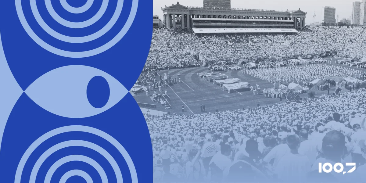 Erëffnungsfeier den 17. Juni 1994 am Soldier Field Stadion zu Chicago. | © picture alliance / firo Sportphoto | Jürgen Fromme