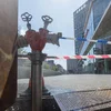 Sechs Doudeger no Brand op engem Chantier zu Bréissel | © EPA/OLIVIER MATTHYS