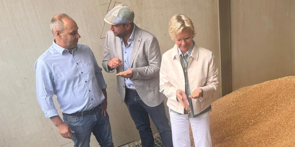Erntegespréich: Trotz manner gudder Recolte wier ee mat engem bloen A dovu komm | © Eric Ewald