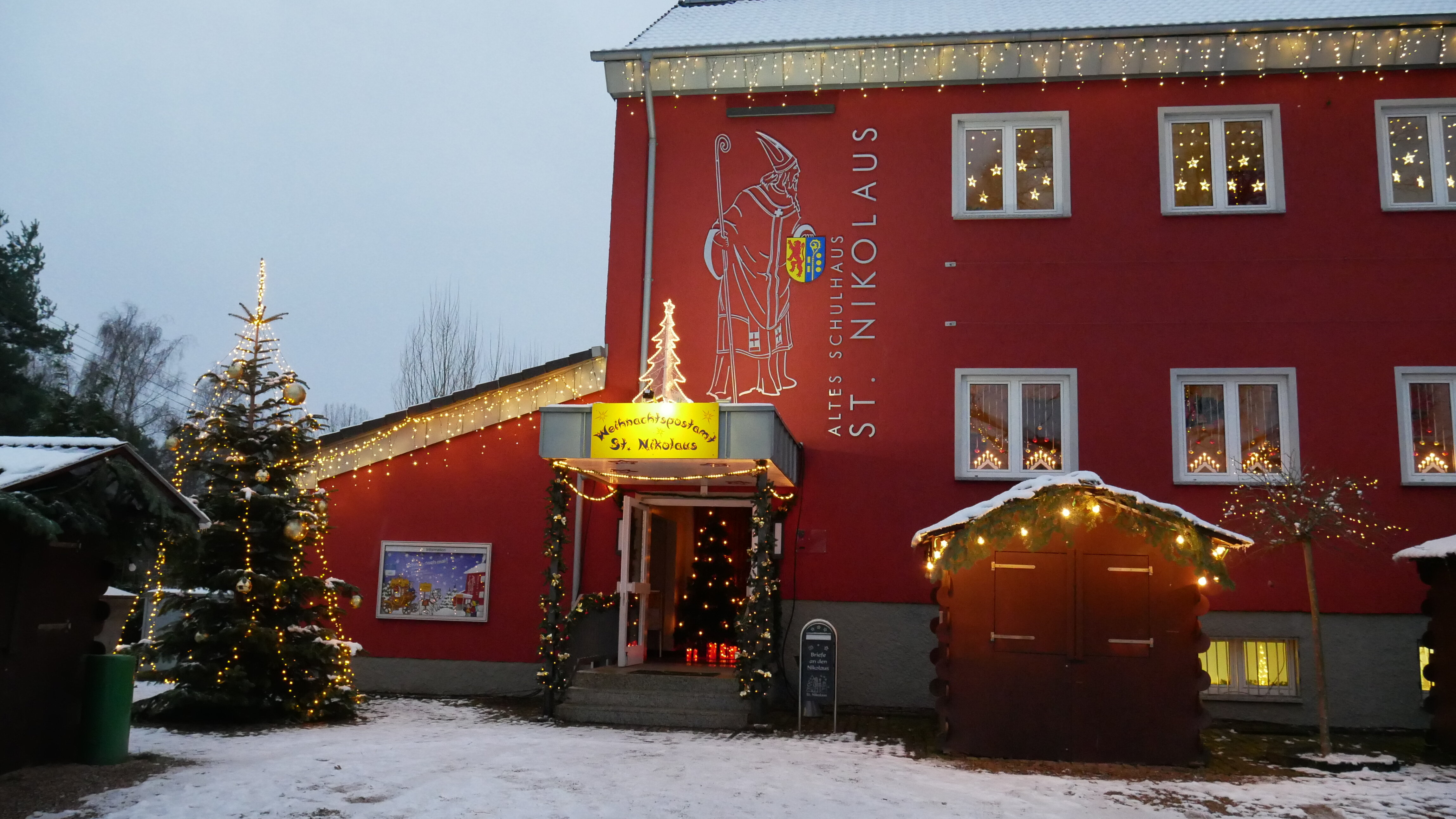 Dem Kleeschen säi Postbüro zu Sankt Nikolaus