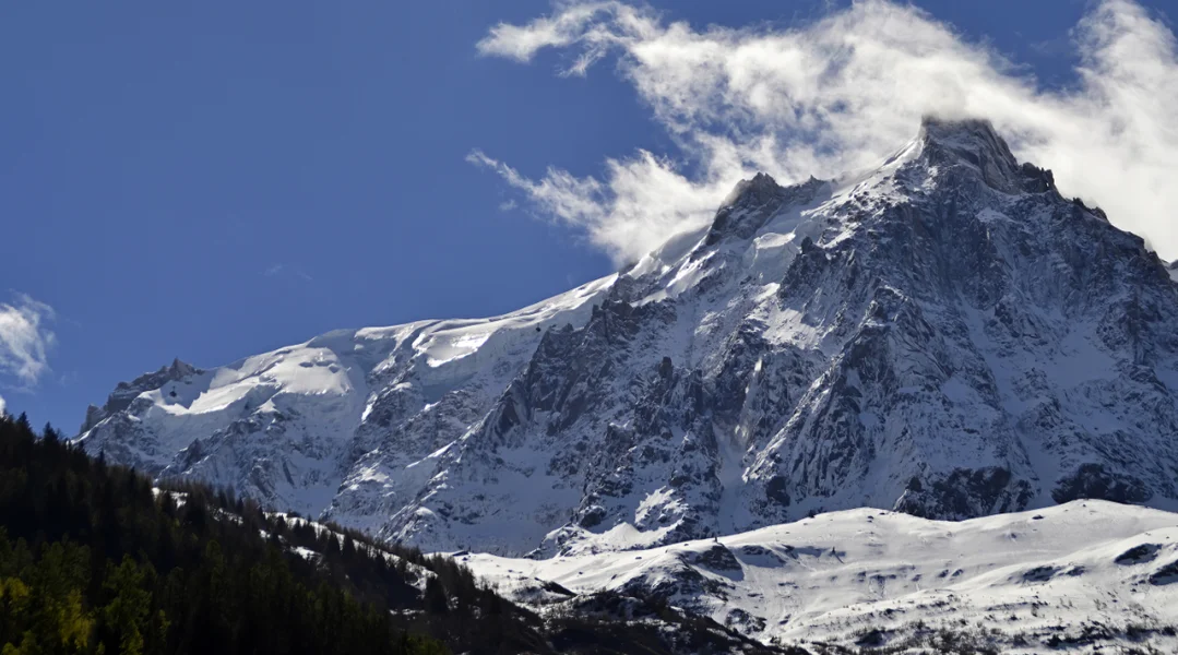 Déi éischt Mënschen um Sommet vum Mont Blanc